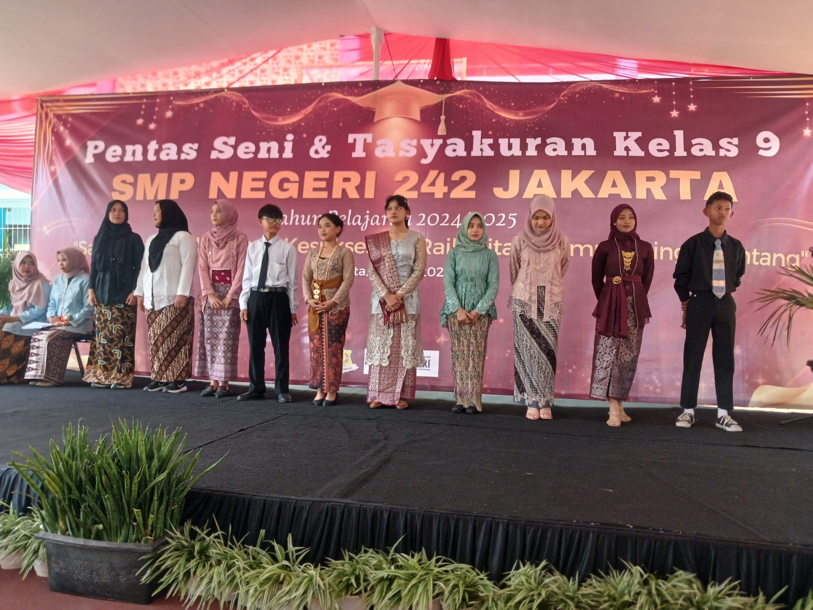 Pentas seni dan Tasyakuran kelas 9 Tahun 2025